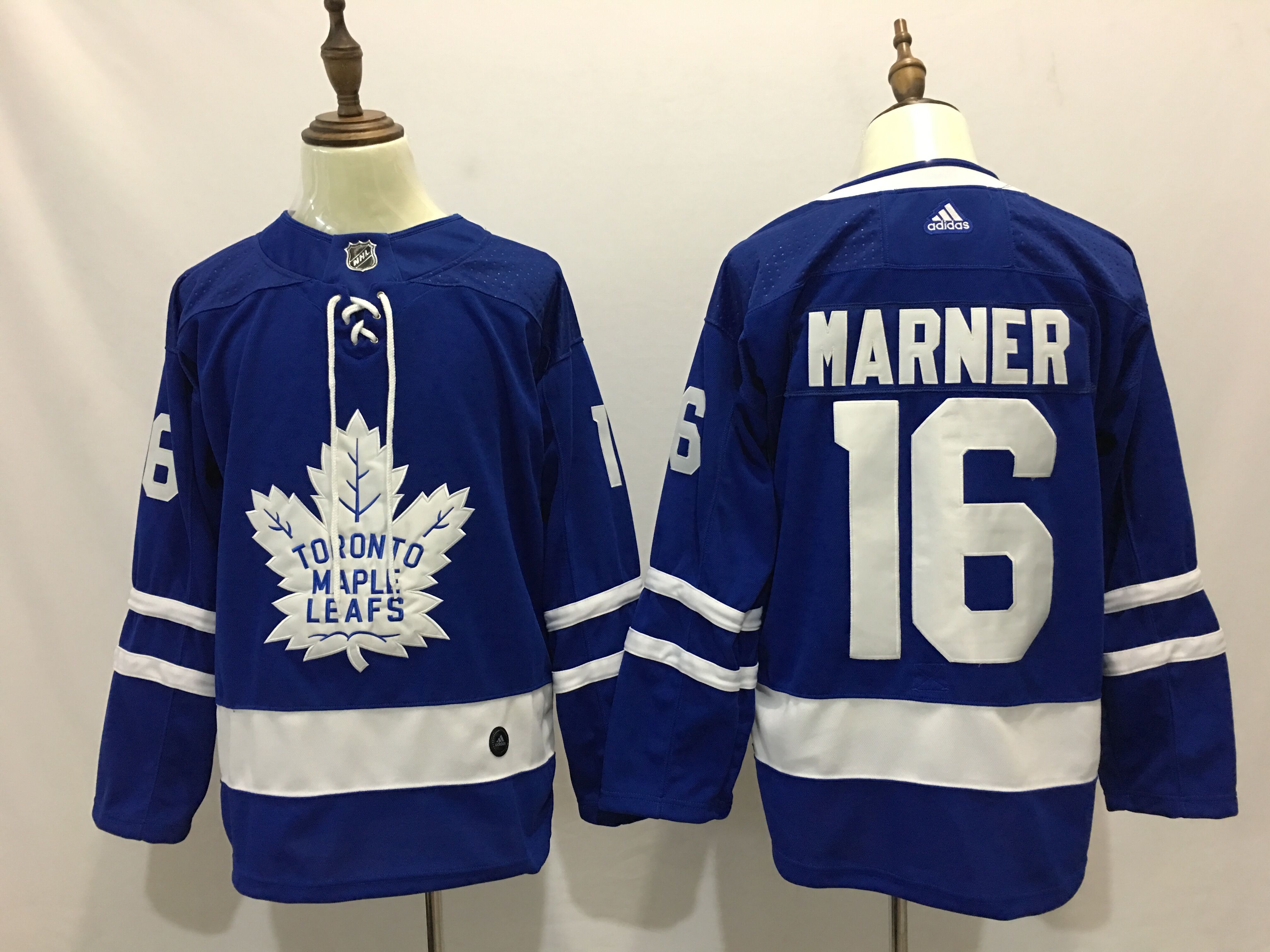 Men Toronto Maple Leafs 16 Mitch Marner Blue Adidas Hockey Stitched NHL Jerseys